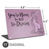 Disney Princess Rapunzel Never Too Old To Dream Art Universal Laptop 11in (8.8 x 6.2in) Skin